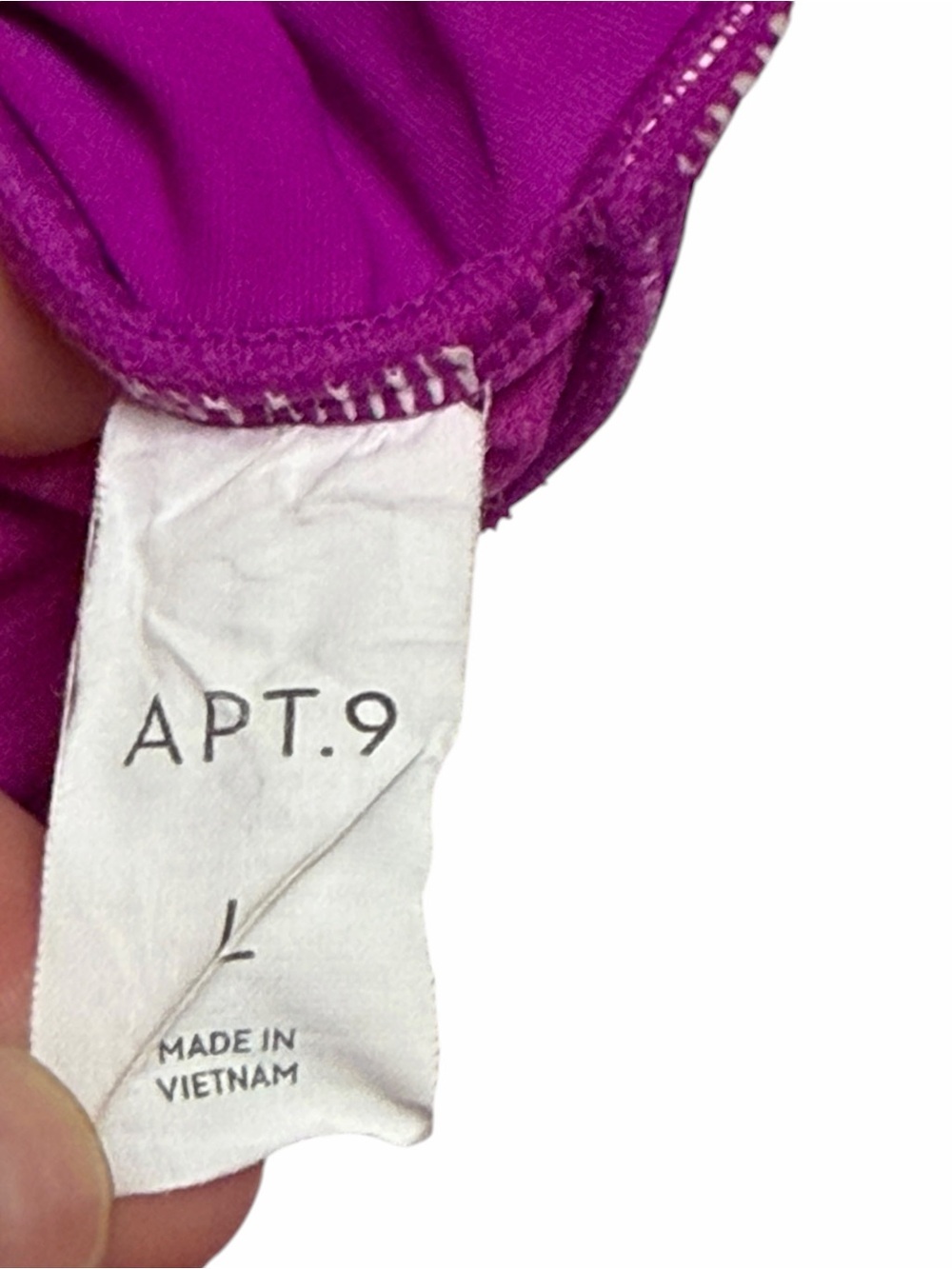 Apt. 9 Magenta Swim Tankini Top - Picture 7 of 9